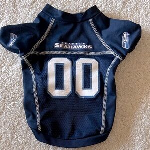 Seattle Seahawks Adorable Pet Jersey, Size Small for Dog or Cat.